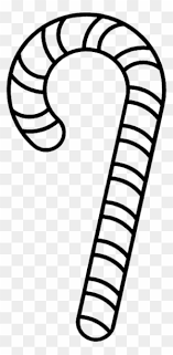 This is full page black and white printable connect the dots picture puzzle and coloring page with candy cane and various holiday sweets.***** commercial use is allowed. Black And White Candy Cane Candy Cane Coloring Page Free Transparent Png Clipart Images Download