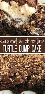 Caramel And Chocolate Turtle Dump Cake Cooking Recipes Recipe Dessert Cake Recipes Desserts Dessert Recipes Easy