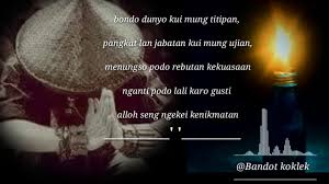 Kata budaya itu sendiri merupakan kata yang berasal dari bahasa sansekerta budhayah. Status Wa Budaya Jawa Kata Kata Bijak Cover Eleng Pati Youtube