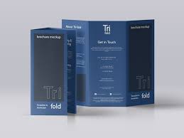 Contains special layers and smart object for your artworks. Free Mockup A4 Size Tri Fold Brochure Mockup Mockup Love