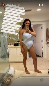 The best black bathing suits. Katharine Mcphee Models Swimsuit By Stepdaughter Sara Foster