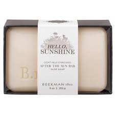 An excellent bar for providing you with moisturizing lather. Beekman 1802 After The Sun Goat Milk Bar Soap 9 Oz 8732587 Hsn