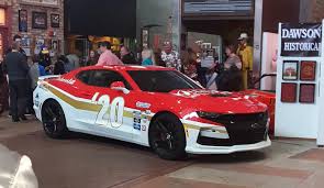 Slow down and hold your position behind the pace car. Got To Go See The 2020 Atlanta Folds Of Honor 500 Pace Car And Meet Chase Today Nascar