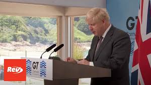 Boris johnson is facing mounting pressure from joe biden and grassroots activists to be bolder at next month's g7 summit amid signs that rows over vaccines and tax will dominate what the prime. Boris Johnson G7 Speech Transcript 2021 Rev