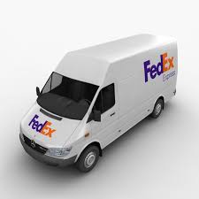 Mercedes Sprinter Fedex 3d 3ds Mercedes Sprinter Sprinter Mercedes