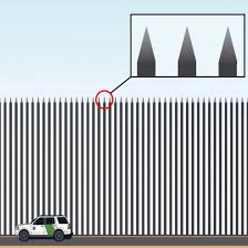 Download free cad blocks of trees in plan in autocad. Trump S Beautiful Steel Slat Barrier For Mexican Border Lampooned By Designers Free Autocad Blocks Drawings Download Center