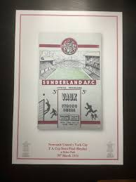 1954-55 Newcastle United v York City FA Cup Semi Final Replay Programme  PRINT | eBay