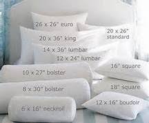 Standard Pillowcase Size Chart Bing Images Crafts Diy