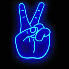 Ultra cool lighted peace sign which also comes in a different style here. Led Neon Peace Sign Large Neon Signs For Sale