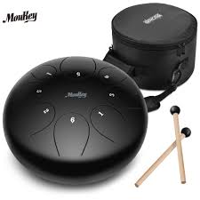 Us 118 4 20 Off Moukey Mini Tongue Drum 8 Notes 10 Inches With Padded Travel Bag In Drum From Sports Entertainment On Aliexpress