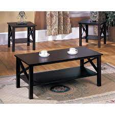 Somos una de las tiendas en línea preferidas en méxico porque en nuestro catálogo vas a encontrar. Valeda 3 Piece Contemporary Storage Coffee Table Set Dark Cherry Wood Walmart Com Walmart Com