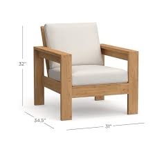 Malibu Teak Lounge Chair Pottery Barn In 2020 Teak Lounge Chair Large Lounge Chair Chair