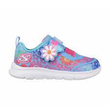 Lila virágos Skechers Dancing Daisys tavaszi gyerek cipő - Százlábú  Gyerekcipő bolt és webáruház