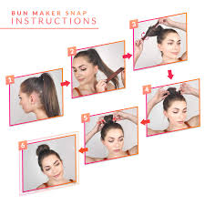 Easy hair tutorials to help you diy hairstyles. Buy Hair Bun Maker French Twist Hair Fold Wrap Snap By Andlane 1 Black 1 Brown 1 Light Brown Online In Vietnam B076nmp1vb