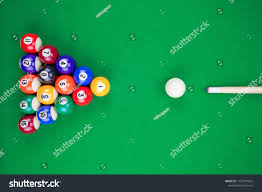 Cue Aim Billiard Snooker Pyramid On Green Table Ad Sponsored Billiard Aim Cue Snooker Billiards Snooker Green Table