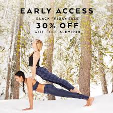 Alo Yoga - It's starting! 🎉 We're giving you EARLY ACCESS to our Black  Friday SALE! SHOP up to 30% - just use code: ALOVIP30 www.aloyoga.com |  Facebook