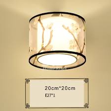 Unique Ceiling Lights Fixture Semi Flush Bedroom Small Fabric