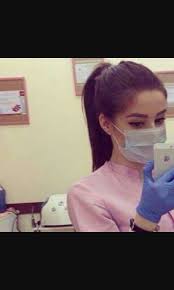 يارب بيوم من الايام اصير دكتورة Beautiful Nurse Medical Assistant Scrubs Stylish Girl Images