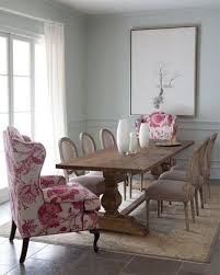 Haute House Priscilla Wing Chair Bissett Side Chairs Natural Dining Table Mixed Dining Chairs Dinning Room Chairs Dining Room Chairs