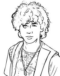 De coloring page of high school musical (6), this is the sixth on our site. Troys Best Friend In High School Musical Coloring Page Coloring Sky