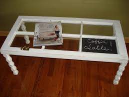 This can be done to make any type of table, of course, but it can work out great for one that will be in your living room or family room. Coffee Table Made From An Old Window Frame Cute Idea Ideas For Old Window Frames Home Crafts Window Frame Art