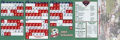 Pawsox Printable Schedule