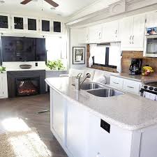 5 Gallons Of Paint And Primer 17 Trips To Home Depot Countless Hours Of Sanding Priming Painting Furniture Rv Living Full Time Rv Living Remodeled Campers