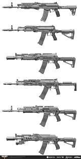 Artstation Call Of Duty Black Ops 4 Weapon Concept Kn 57 And Full Attachment Kit Rick Zeng Senjata Militer Militer Senjata