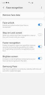 Just updated the beta 30. Tip Enable Stay On Lock Screen For Auto Face Unlock No Swipe Required R Galaxys10