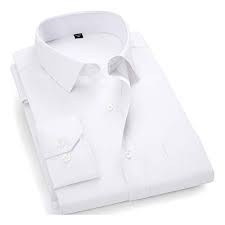 Plus Large Size Mens Business Casual Long Sleeved Shirt Classic Social Dress Shirts