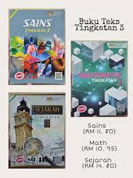 Buku teks kssm tingkatan 3. Buku Teks Sains Sejarah Mathematics Tingkatan 3 Textbooks On Carousell