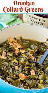 Drunken Collard Greens Recipe Greens Recipe Soul Food Greens Recipe Collard Greens Recipe