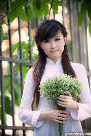 Image result for tranh ve ao dai vn