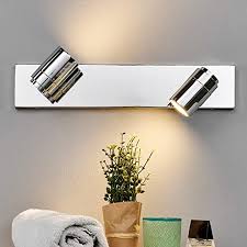 Lampada specchio bagno applique parete 30cm luce led 6w 6500k 480lm in alluminio. Applique Dejan Dimmerabile Moderno Colore Argento In Metallo Ad Es Bagno 2 Luci Gu10 A Di Lindby Applique Per Bagno Applique Amazon It Illuminazione