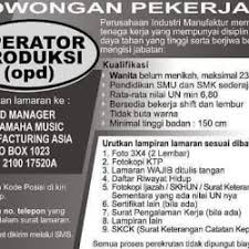Operator produksi tambun bekasi pt cabinindo putra : Lowongan Kerja Pt Cabinindo Putra Indonesia 2021 Lowongankerjadipt Com