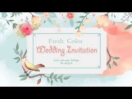 Use this video template if you want to capture your guests' attention at the wedding reception. Wedding Invitation Template After Effect