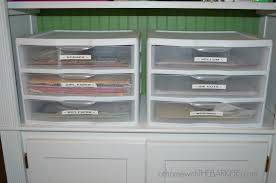 Shop for craft room storage drawers online at target. 31 Days Scrapbook Paper Storage Craft Room At Home With The Barkers