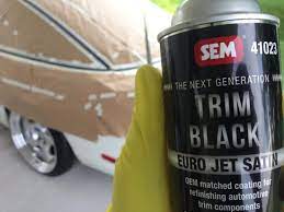 Sem 49143 trim black ultra, black spray paint with satin finish| designed for plastic, aluminum, steel and stainless steel, 14.5 oz. Sem Trim Black Review Restomod å¿è€…