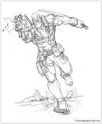 You can download bad guys in dragon ball coloring page for free at coloringonly.com. Deadpool A Villain Coloring Pages Deadpool Coloring Pages Coloring Pages For Kids And Adults