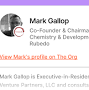 Profile Picture of Mark Gallop - Co-Founder & Chairman, Chemistry ... - The Org (@theorg.com) on Google