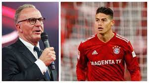 Juni 2021 wird er den chefposten abgeben, hat der fußballbundesligist. Real Madrid Karl Heinz Rummenigge I Am Convinced That James Rodriguez Will Be At Bayern Munich Next Season Marca In English