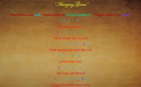 Amazing Grace Easy Kalimba Amazing Grace Music Heals Lettering