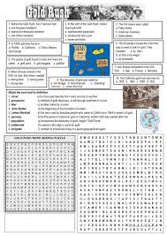Questions and answers about folic acid, neural tube defects, folate, food fortification, and blood folate concentration. The Gold Rush Questionnaire English Esl Worksheets For Distance Learning And Physical Classrooms
