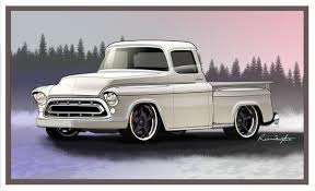 Image result for Gray 1957 Truck