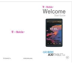 The first tablet that's supposed to be better than the ipad. Alcatel A30 Start Manual Pdf Download Manualslib
