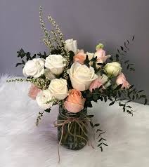 Flowers arranged by top rated local florist. Garden Themed Graduation Flower In Maison Jar R92 Floral Garage Sg