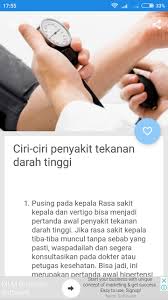 Memang, sakit kepala bisa jadi tanda penyakit atau masalah kesehatan lain. Ciri Ciri Tekanan Darah Normal Fur Android Apk Herunterladen