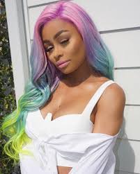 Blac Chyna Real Hair Blac Chyna Just Debuted The Most Magical Unicorn Hairstyle We Ve Ever Seen Rainbow Hair Color Hair Styles Hair Color 2017