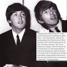 Pin By Katie Mcginley On Beatles Paul Mccartney Quotes Paul Mccartney George Harrison Quotes