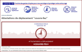 Y a t il une procedure pour que je puisse beneficier en ce moment. Attestation Couvre Feu L Attestation De Couvre Feu A 19 Heures A Telecharger